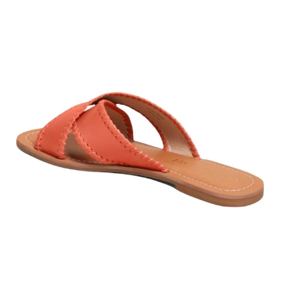 Jack Rogers Coral Sloane X-Band Leather Sandal - Picture 3 of 5